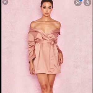 HOUSE OF CB pink champagne dress!